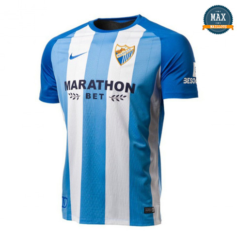 Maillot Malaga Domicile 2018/19 Blanc/Bleu