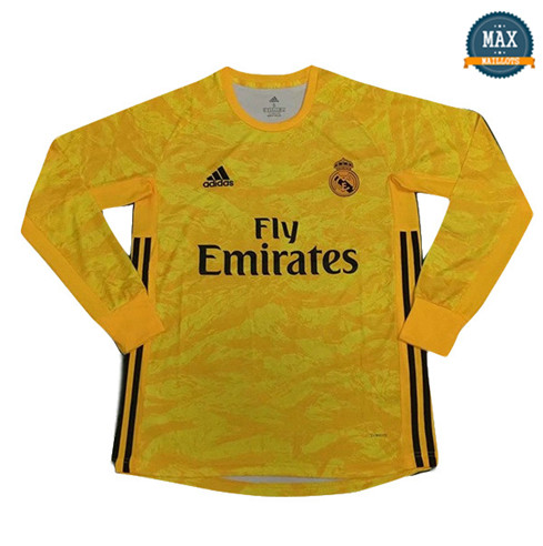 Maillot Real Madrid Gardien de but Manche Longue Jaune 2019/20