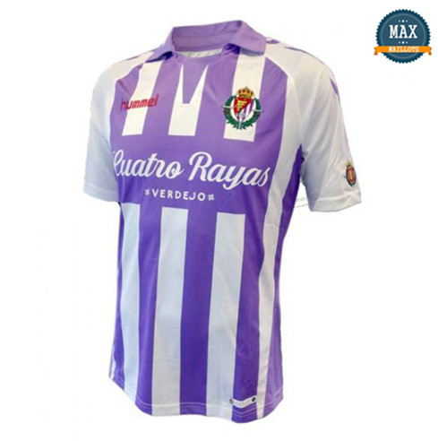 Maillot Real Valladolid Domicile 2018/19 Blanc/Violet