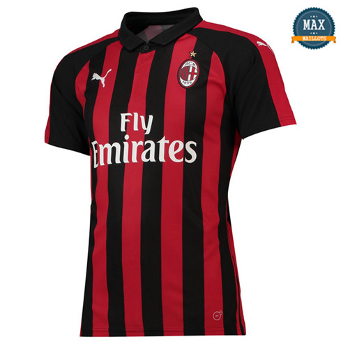 Maillot AC Milan Domicile 2018/19 Rouge/Noir