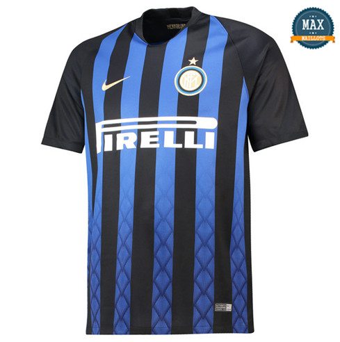 Maillot Inter Milan Domicile 2018/19 Noir/Bleu