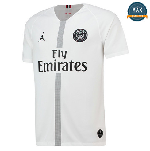 Maillot PSG Jordan Exterieur 2018/19 Blanc