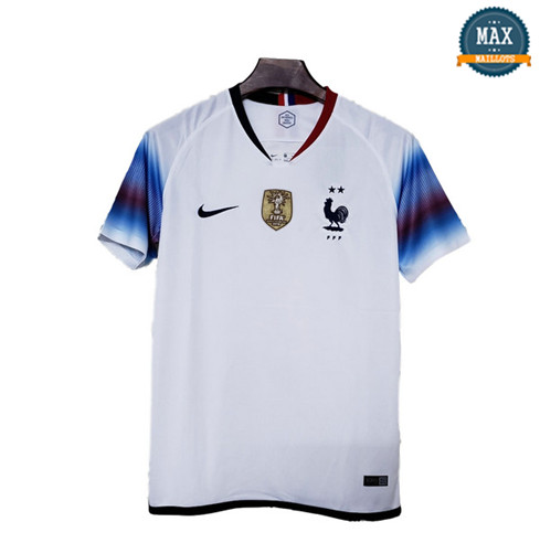 Maillot France Exterieur 2019/20 Blanc/Bleu