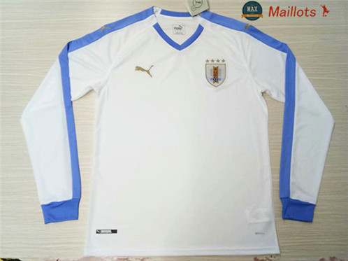 Maillot Uruguay Exterieur 2019/20 Manche Longue Blanc