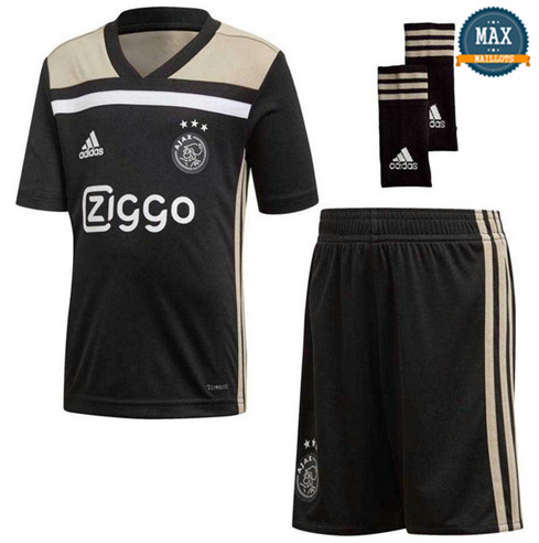 Maillot Ajax Exterieur 2018/19 Enfant Noir