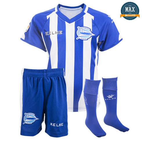 Maillot Alaves Domicile 2018/19 Enfant Bleu/Blanc