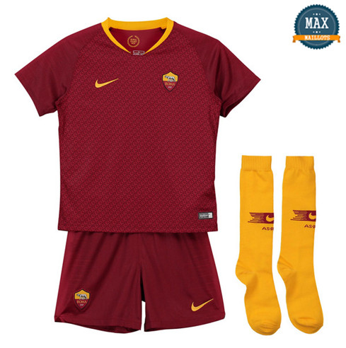 Maillot AS Roma Domicile 2018/19 Enfant Rouge