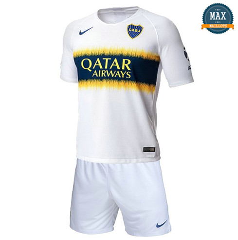 Maillot Boca Exterieur 2018/19 Junior Blanc