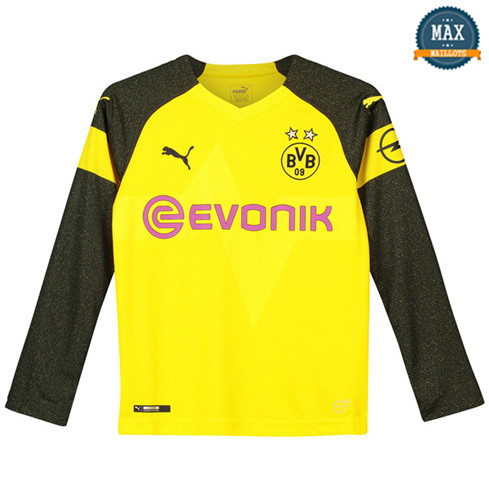 Maillot Dortmund Domicile 2018/19 Enfant Manche Longue