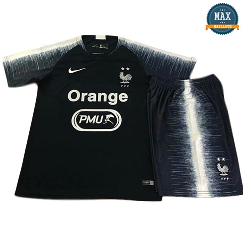 Maillot France Enfant set Entraînement Bleu Marine 2019/20