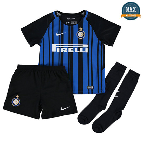 Maillot Inter Milan Domicile 2018/19 Enfant Bleu/Noir