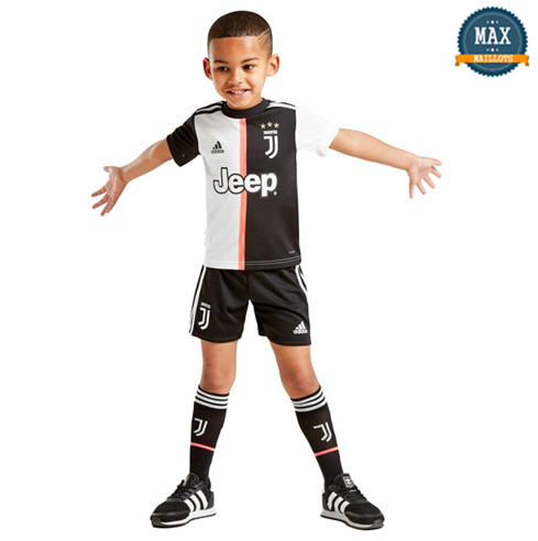 Maillot Juventus Enfant Domicile 2019/20 Blanc Noir