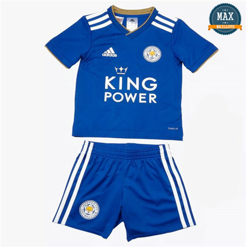 Maillot Leicester City Domicile 2018/19 Enfant Bleu