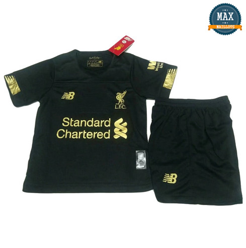 Maillot Liverpool Enfant Gardien de but Noir 2019/20