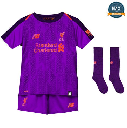 Maillot Liverpool Exterieur 2018/19 Enfant Violet