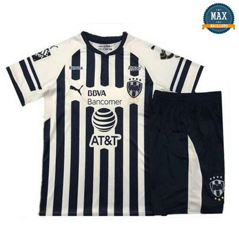 Maillot Monterrey Domicile 2018/19 Enfant Blanc/Noir