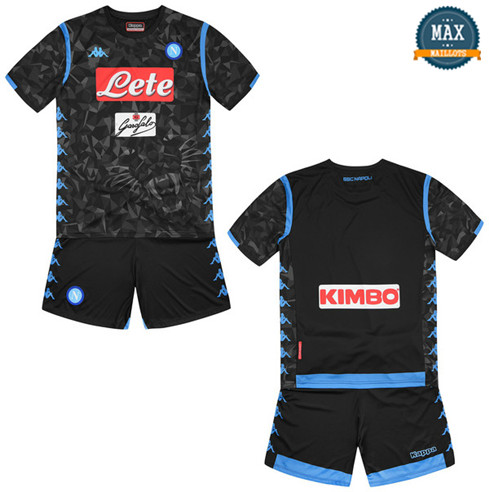 Maillot Naples Exterieur 2018/19 Enfant Noir