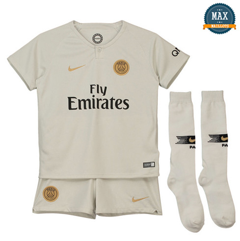 Maillot PSG Exterieur 2018/19 Enfant Blanc