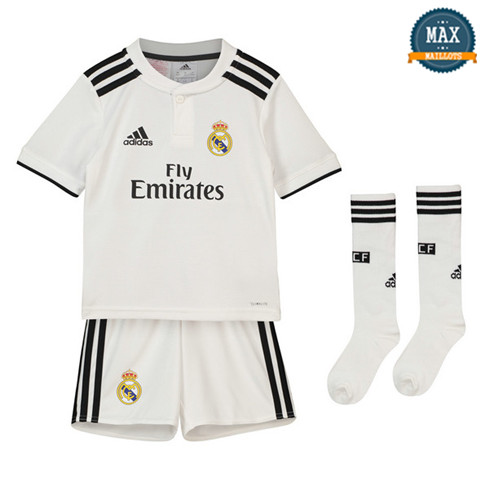 Maillot Real Madrid Domicile 2018/19 Enfant Blanc