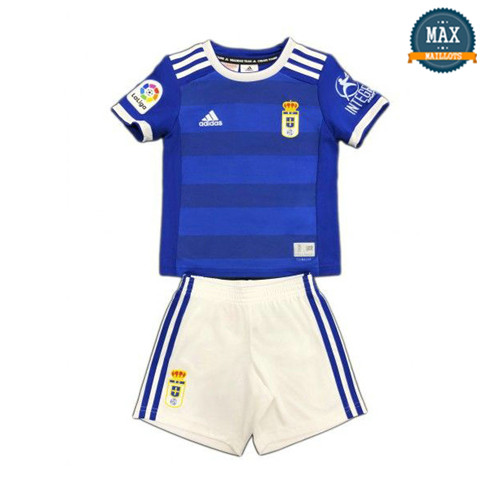 Maillot Real Oviedo Domicile 2018/19 Enfant Bleu