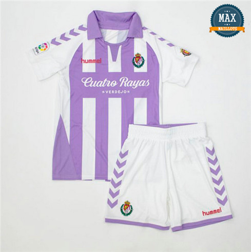 Maillot Real valladolid cf Domicile 2018/19 Enfant Blanc/Violet