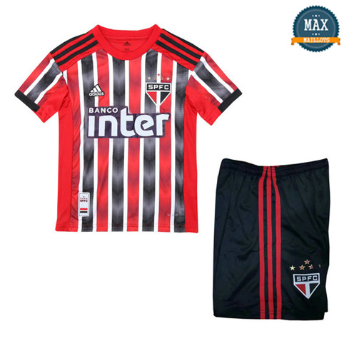 Maillot São Paulo Enfant Exterieur 2019/20 Rouge