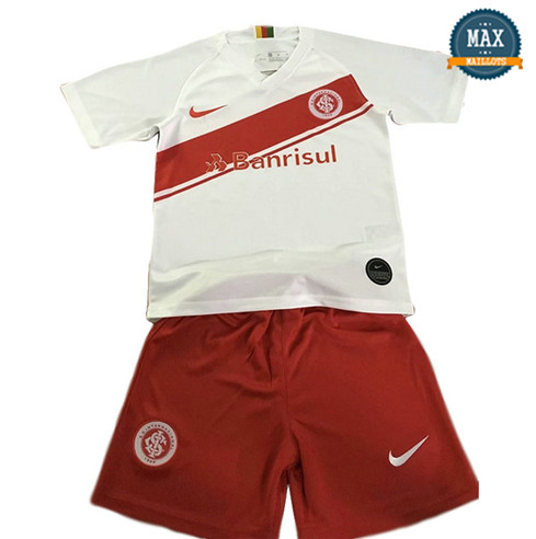 Maillot Brésilian Internacional Enfant Exterieur 2019/20 Blanc Rouge