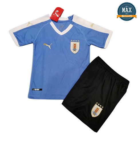 Maillot Uruguay Enfant Domicile 2019/20 Bleu