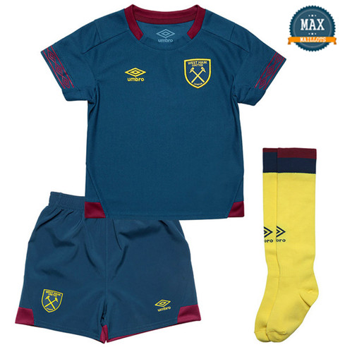 Maillot West Ham United Exterieur 2018/19 Enfant Bleu