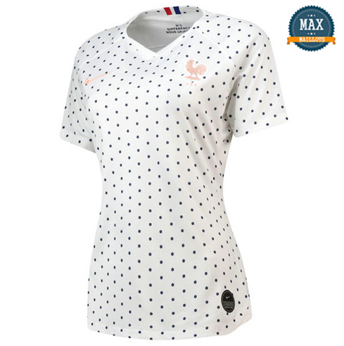 Maillot France Femme Blanc 2019/20