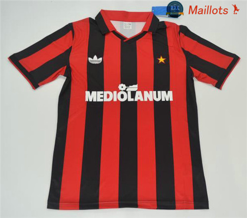 Maillot Retro 1991-92 AC Milan Domicile