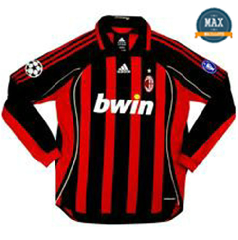 Maillot Retro 2006-07 AC Milan Manche Longue Domicile