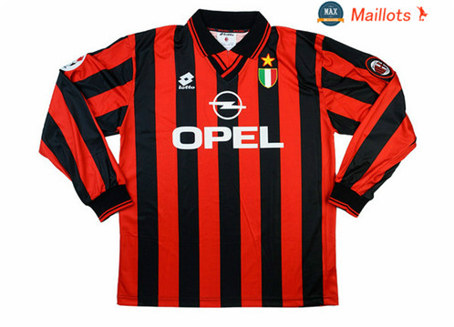 Maillot Retro 1996-97 AC Milan Manche Longue Domicile
