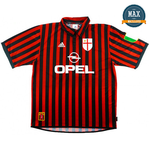 Maillot Retro 1999-00 AC Milan Centenary Domicile