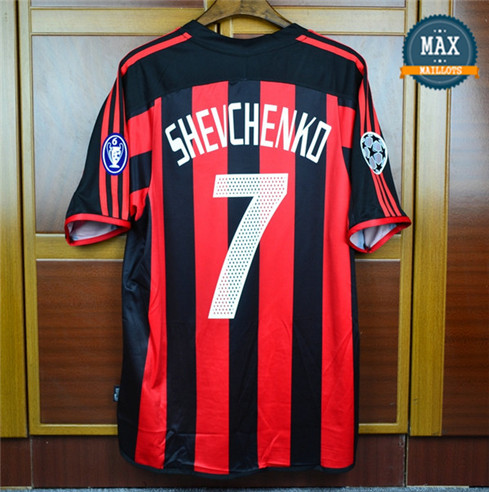 Maillot Retro 2003-04 AC Milan Domicile (7 shevchenko)