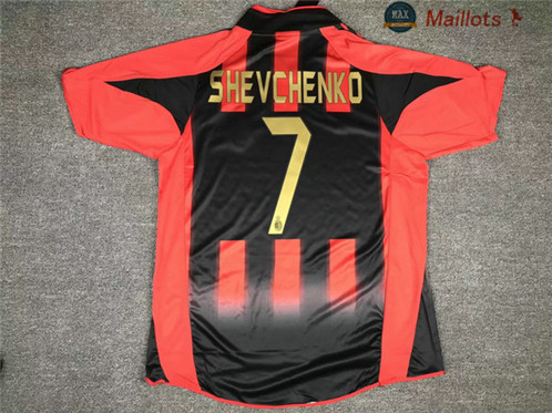 Maillot Retro 2004-05 AC Milan Domicile (7 shevchenko)