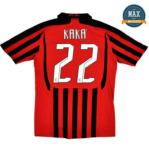 Maillot Retro 2007-08 AC Milan Domicile (22 KAKA)