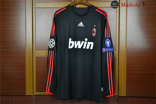 Maillot Retro 2009-10 AC Milan Manche Longue Third