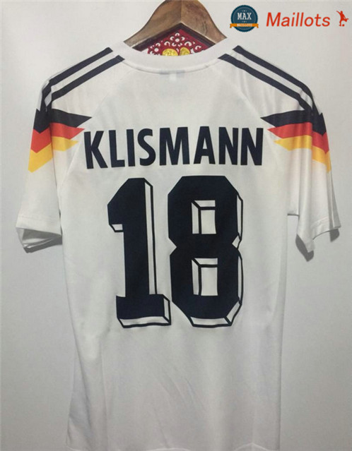 Maillot Retro 1988-90 Allemagne Domicile (18 KLINSMANN)