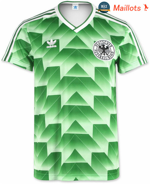 Maillot Retro 1988-90 Coupe du Monde Allemagne Exterieur Vert