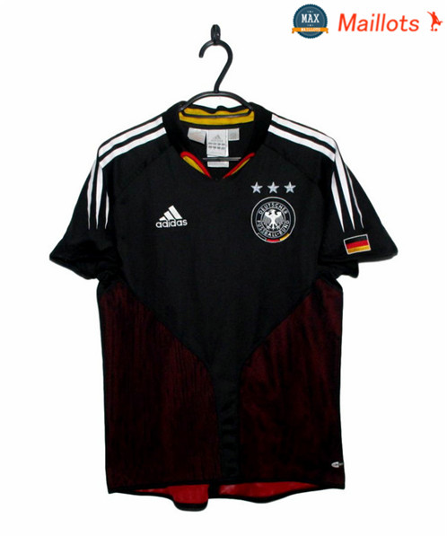 Maillot Retro 2004 Coupe du Europe Allemagne Exterieur Noir