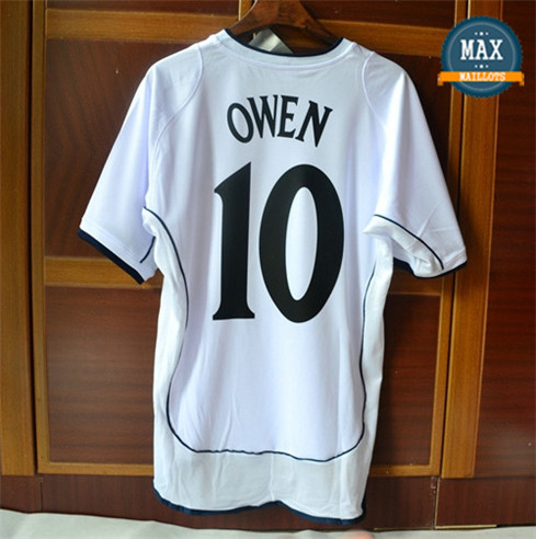 Maillot Retro 2002 Coupe du Monde Angleterre Domicile (10 Owen)