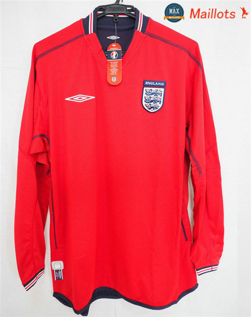 Maillot Retro 2002-03 Coupe du Monde Angleterre Manche Longue Exterieur