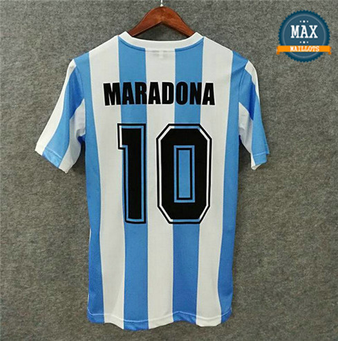 Maillot Retro 1978 Argentina Domicile (10 Maradona)