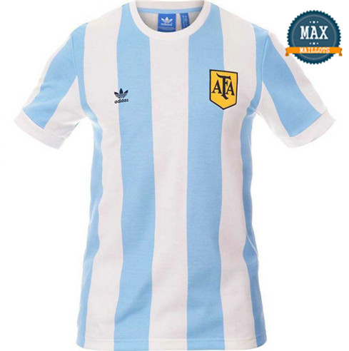 Maillot Retro 1978 Argentina Domicile