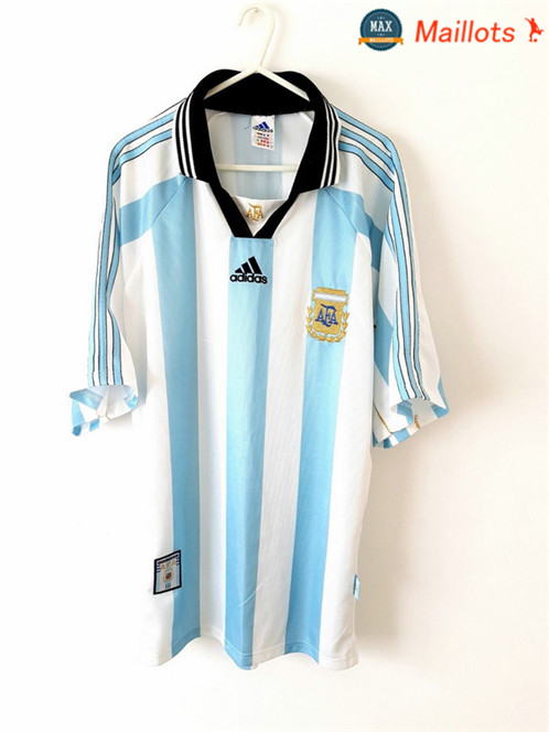 Maillot Retro 1998 Coupe du Monde Argentina Domicile