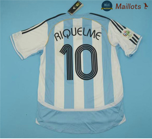 Maillot Retro 2006-07 Argentina Domicile (10 Riquelme)