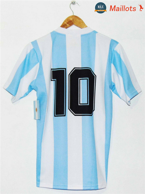 Maillot Retro 1986 Argentina Domicile (10 Maradona)