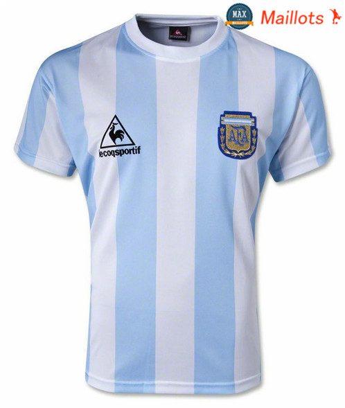 Maillot Retro 1986 Argentina Domicile