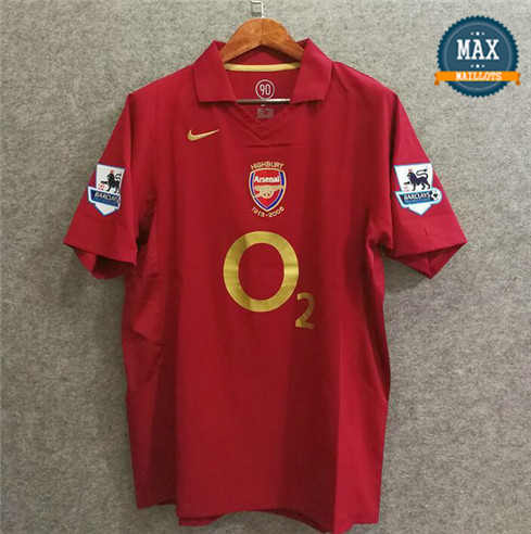 Maillot Retro 2005-06 Arsenal Domicile